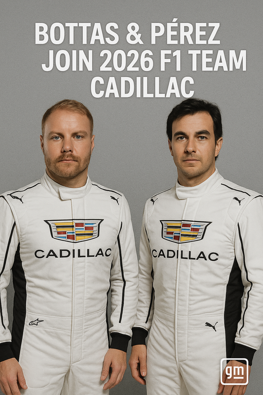 Big F1 News: Valtteri Bottas & Sergio Pérez Sign for Cadillac’s New 2026 Team (Yes—GM Is On the Grid)