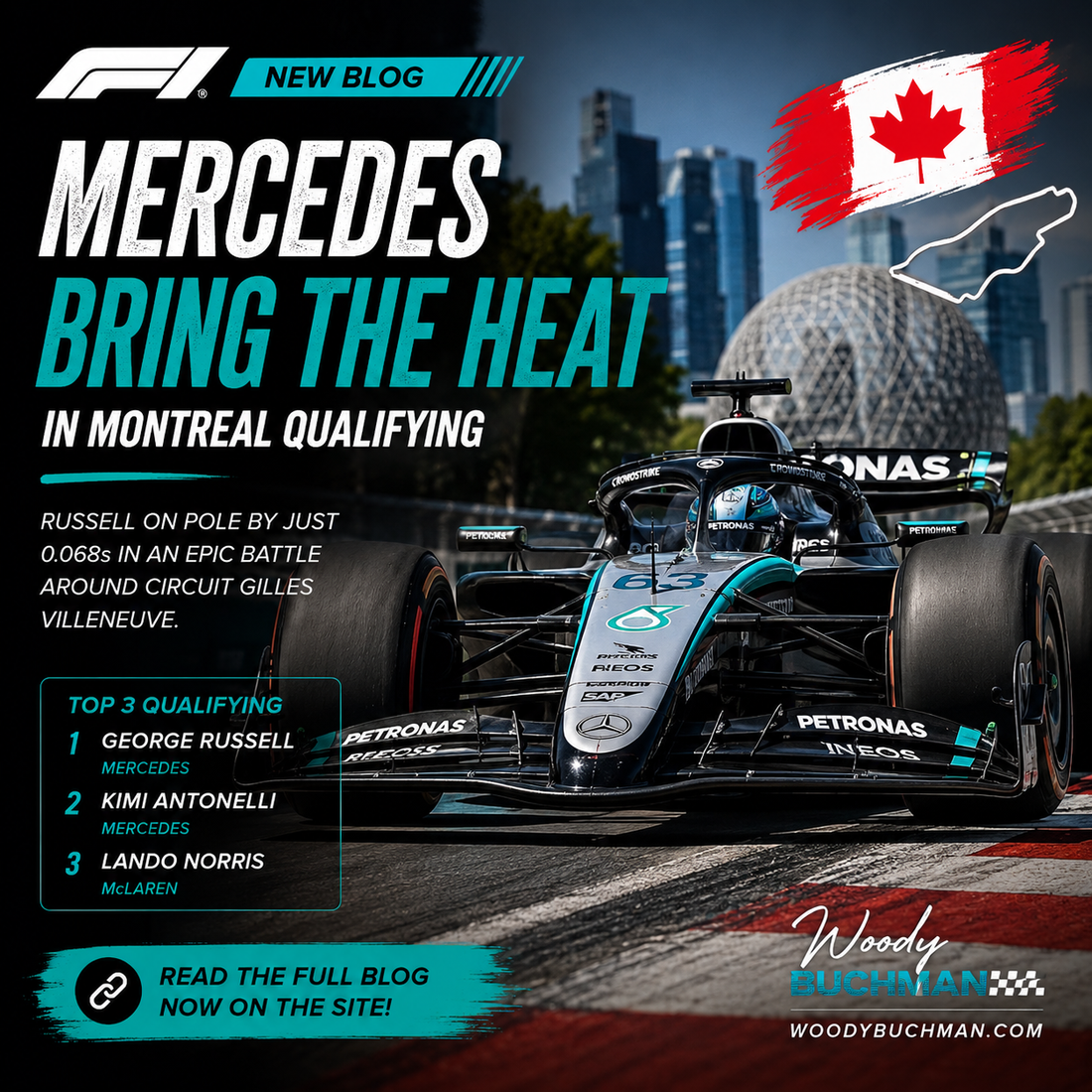 Mercedes Bring the Heat in Montreal Qualifying