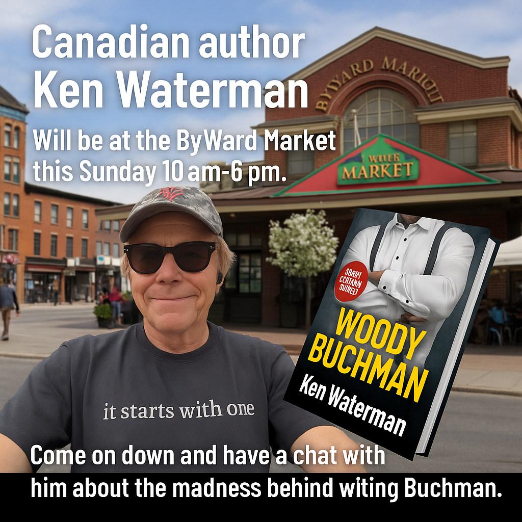 Meet Ken Waterman at ByWard Market This Sunday!